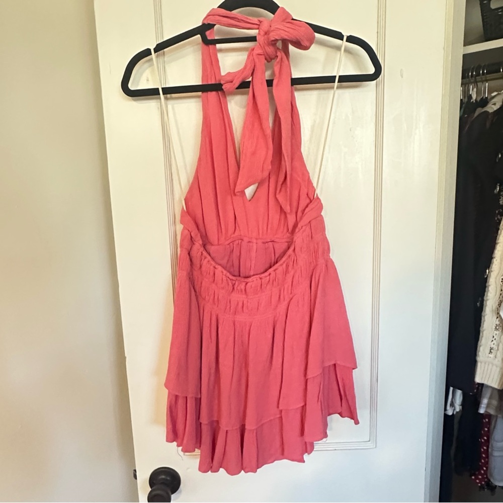 Pink Halter Neck romper - Picture 6 of 13